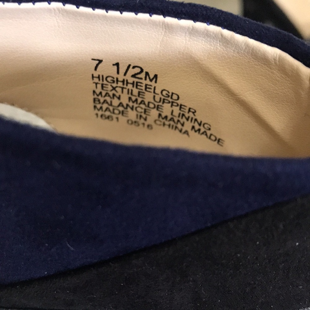 Nine West Color Block Peep Toe Booties - Picture 15 of 16